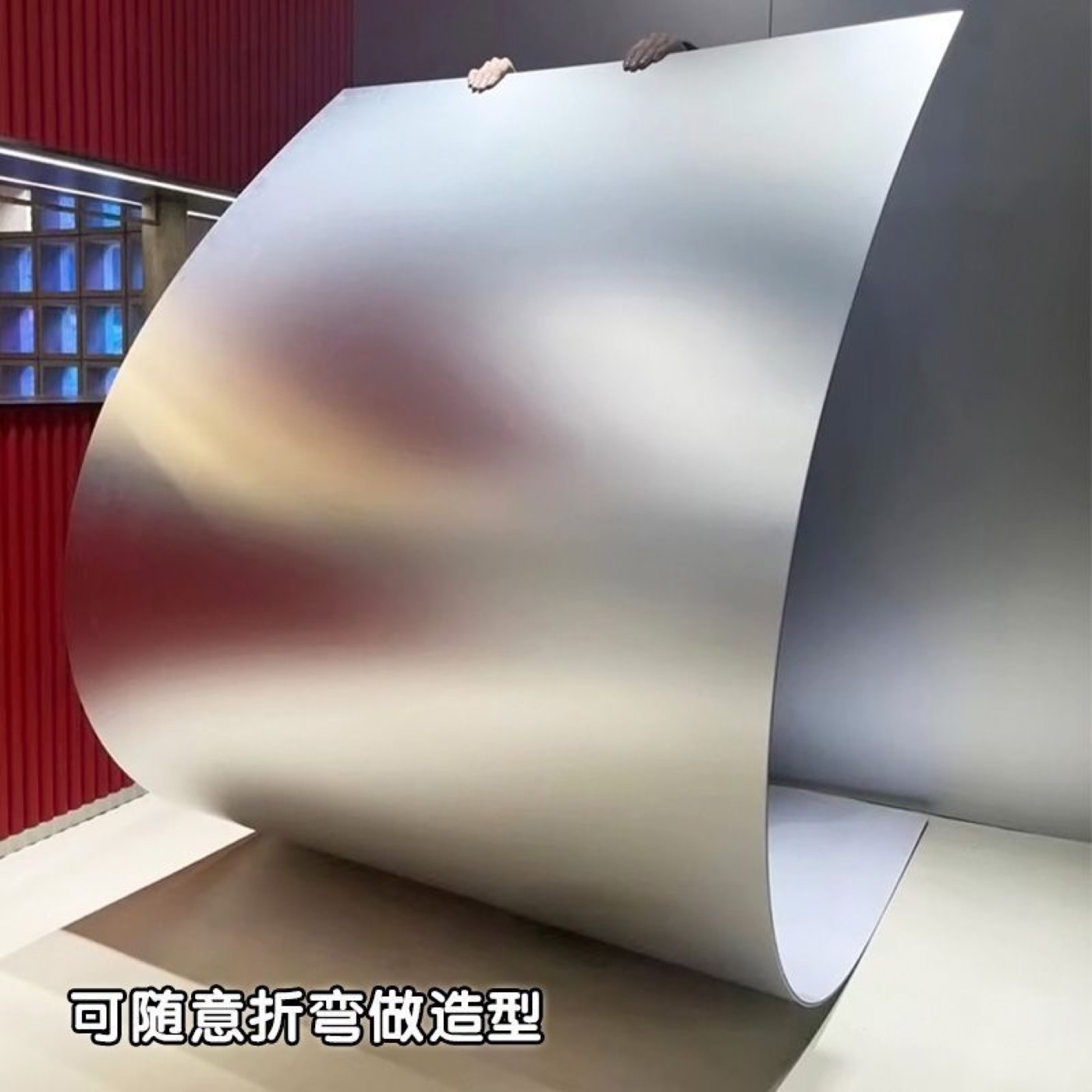 Metal finish wall panel design 1