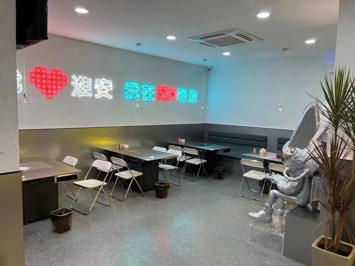 Metal finish wall panel design 31