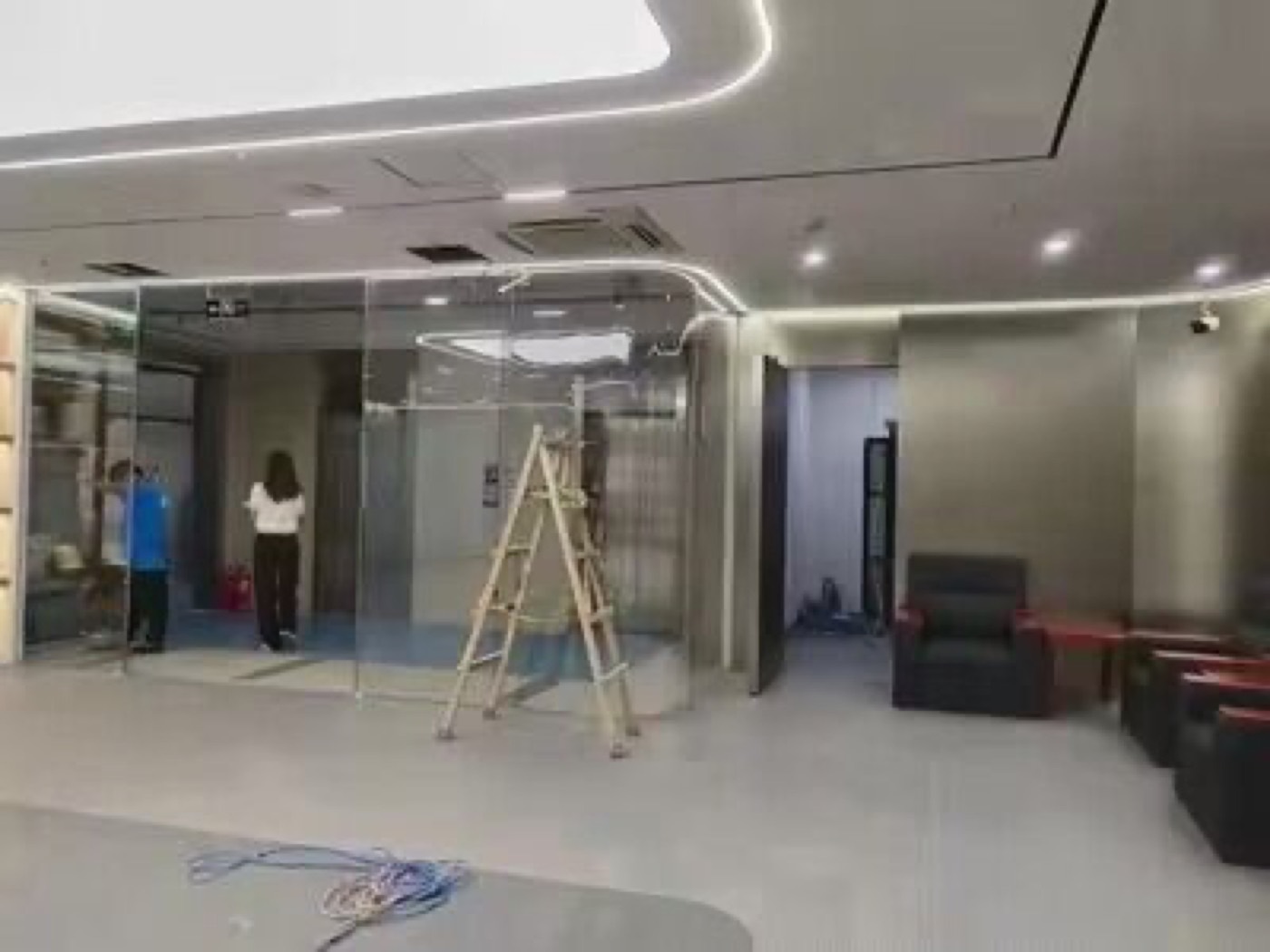 Metal finish wall panel design 47