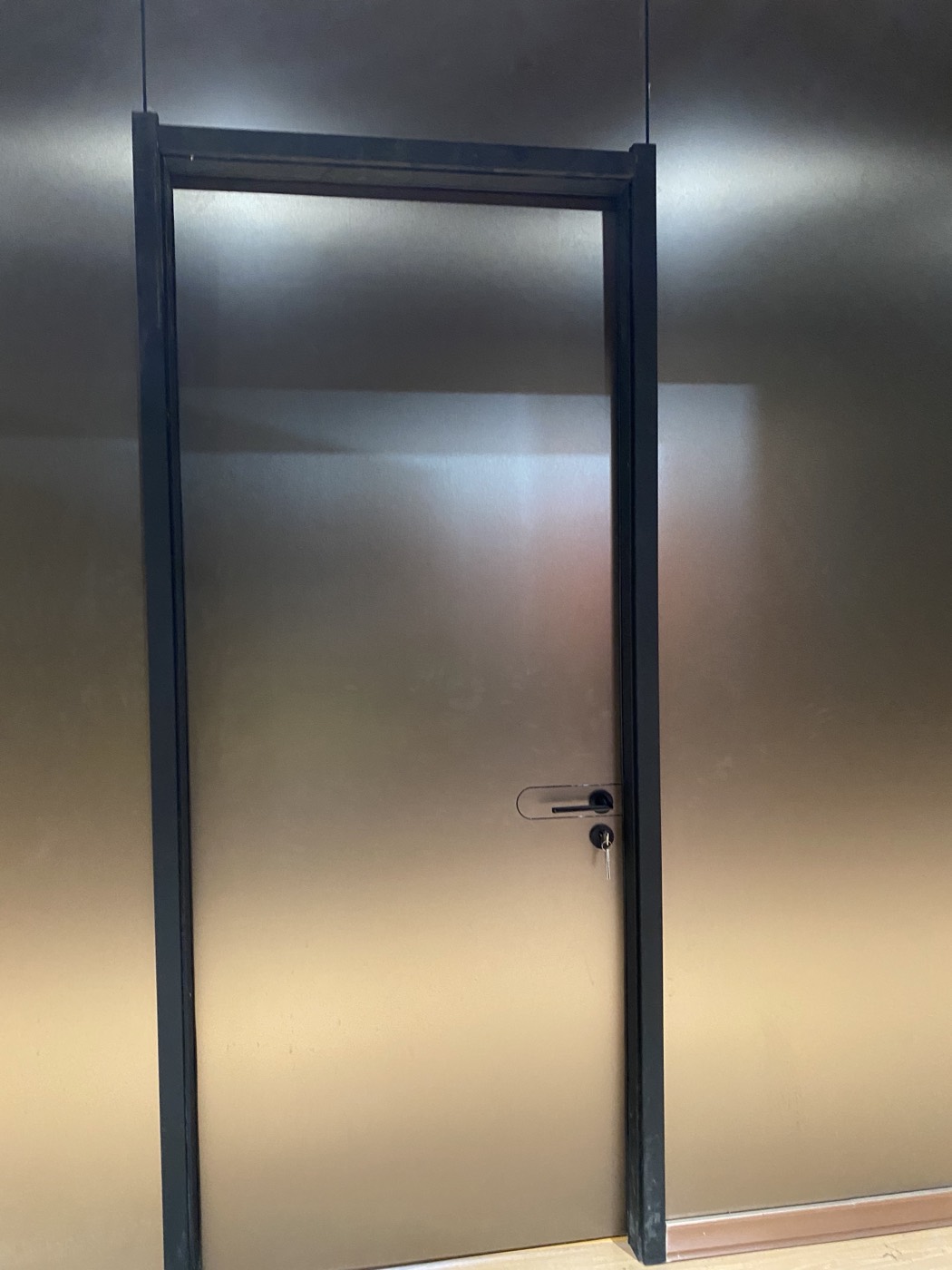 Metal finish wall panel design 68