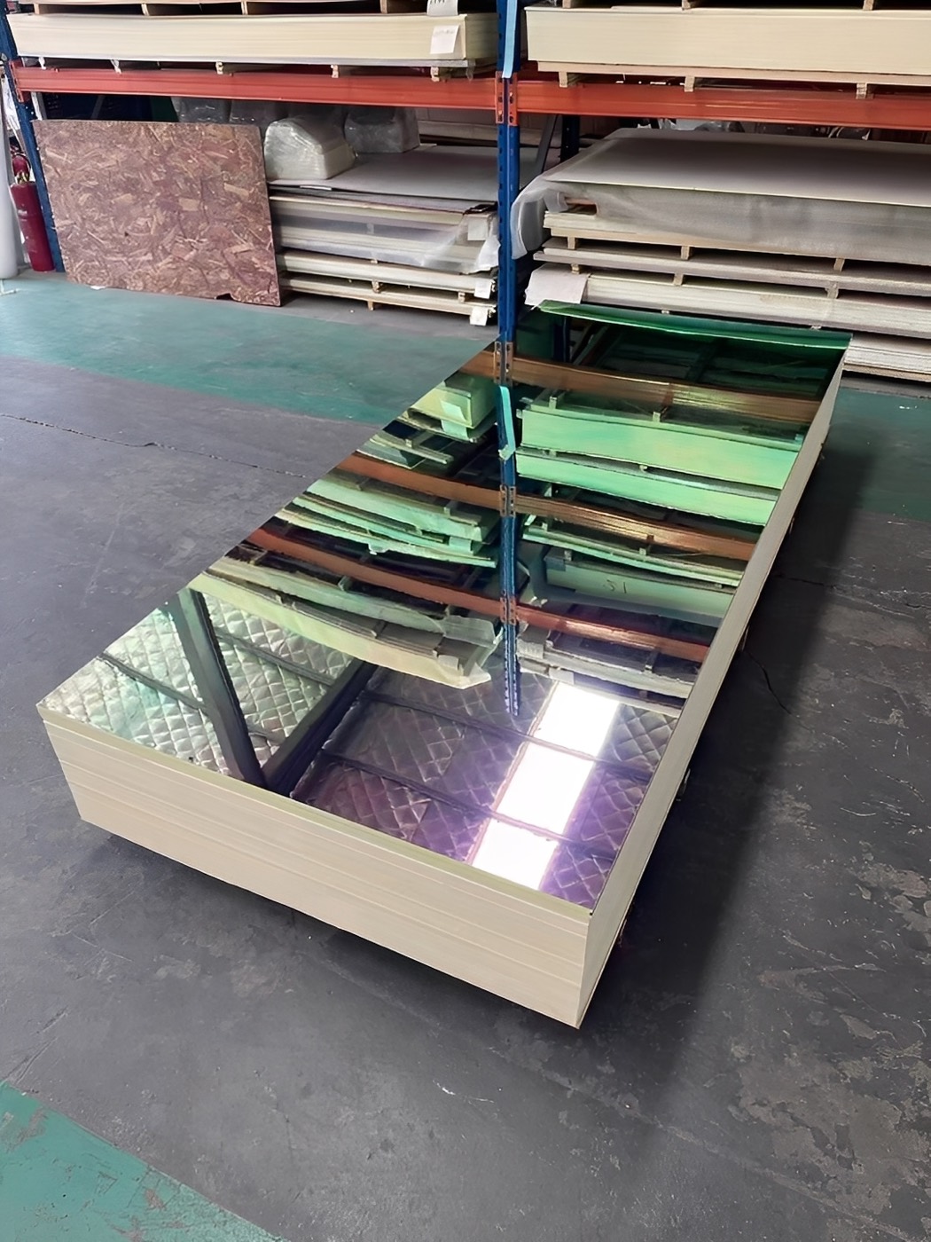 Mirror finish wall panel design 44