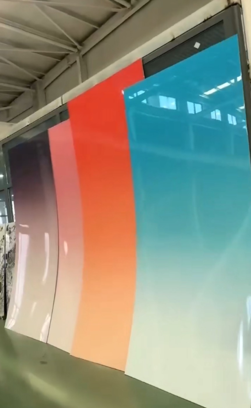 Mirror finish wall panel design 52