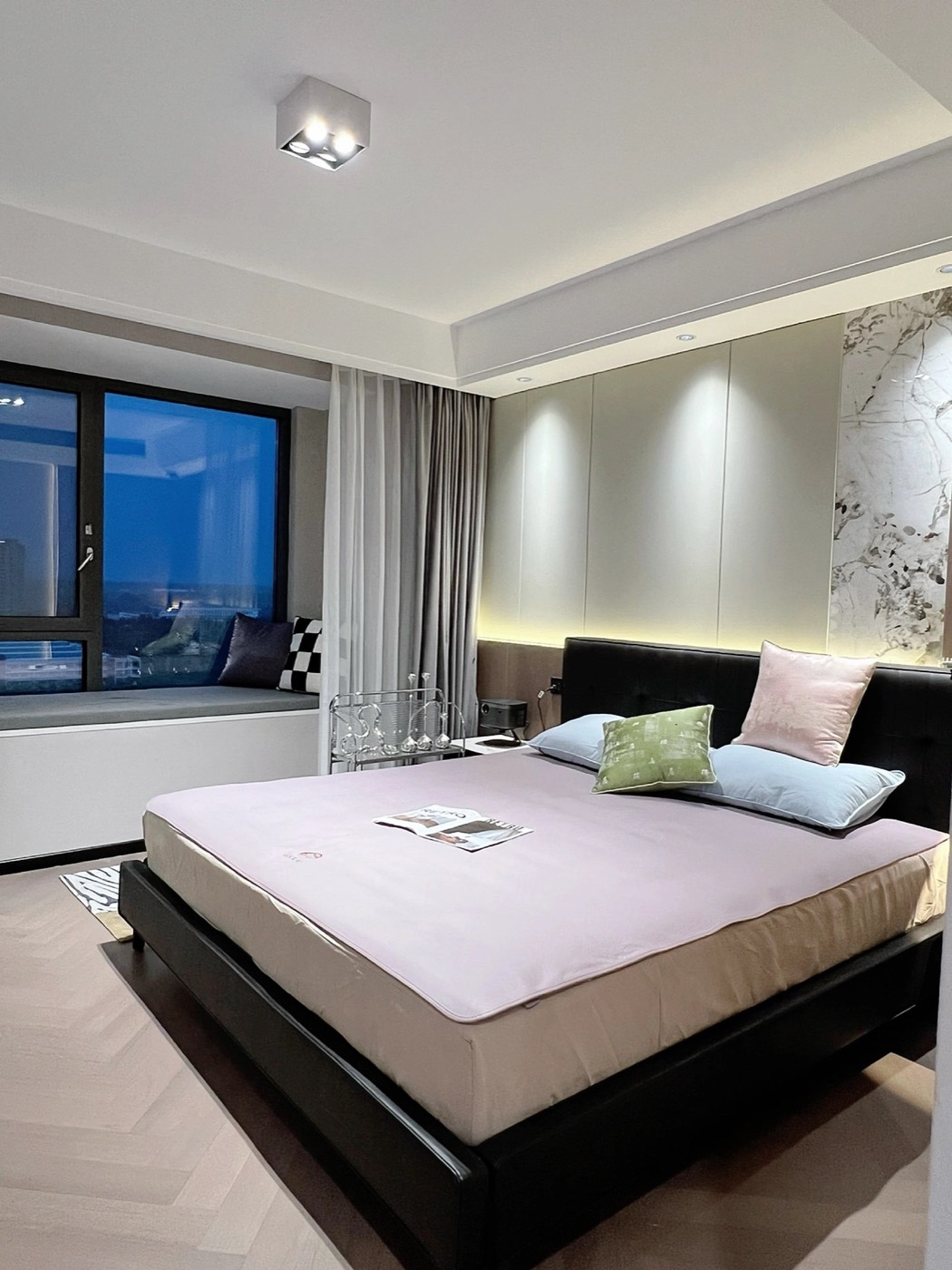 Skin-touch matte wall panel design 28