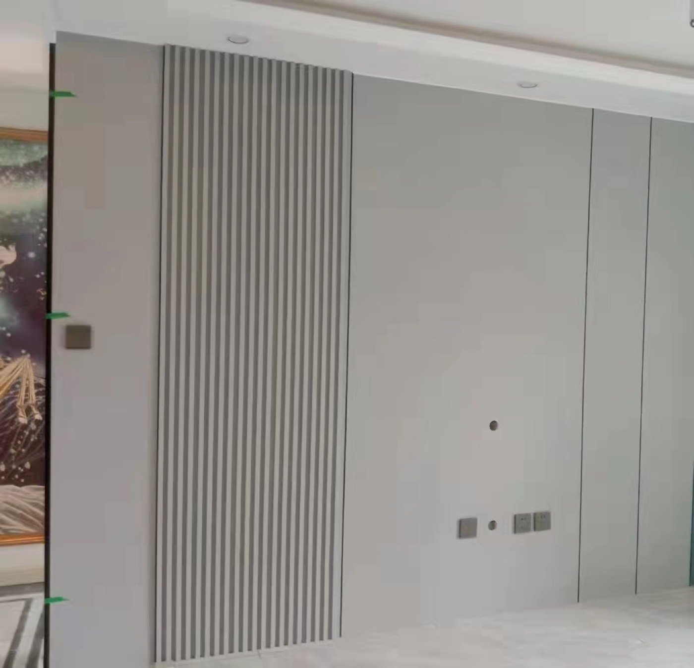 Skin-touch matte wall panel design 44