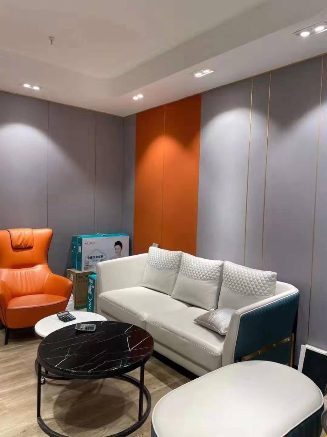 Skin-touch matte wall panel design 56