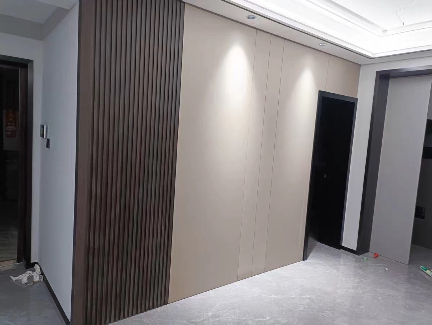 Skin-touch matte wall panel design 59