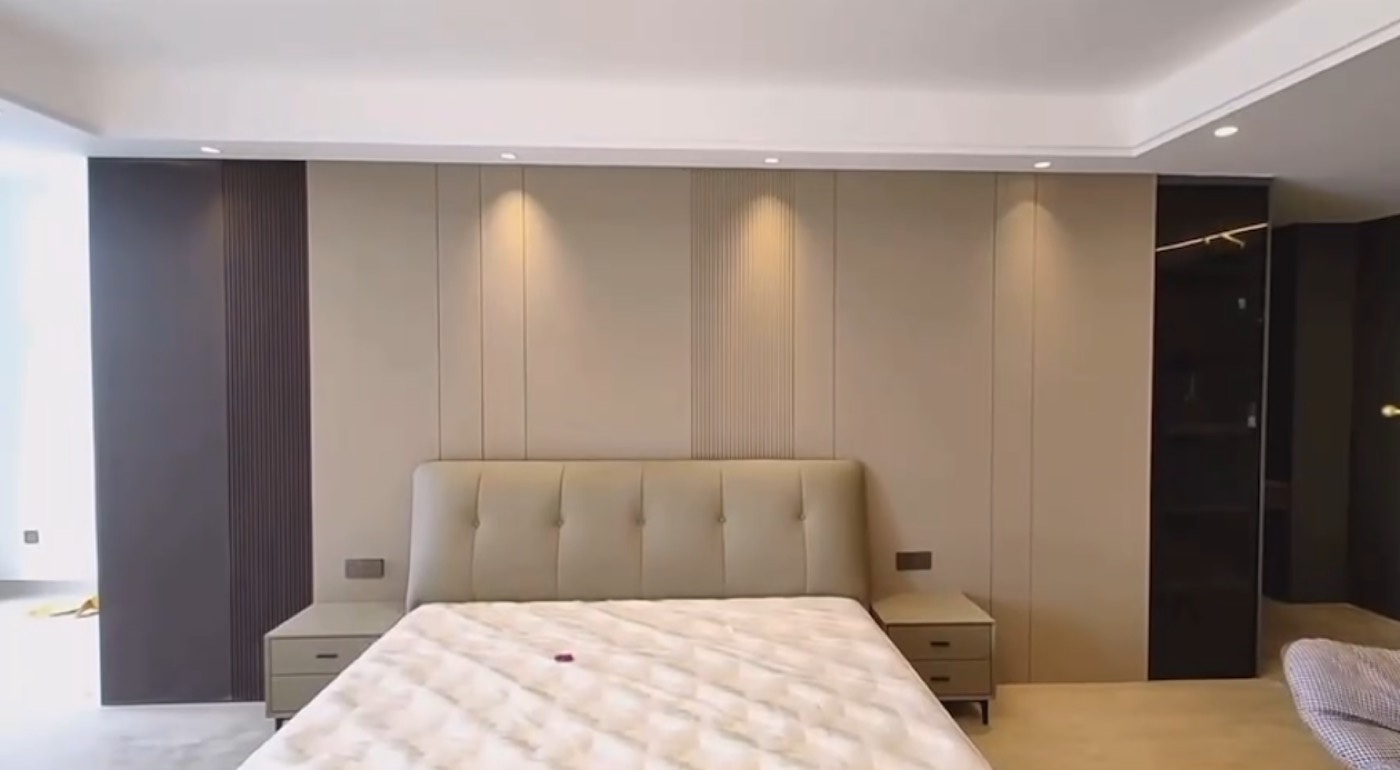 Skin-touch matte wall panel design 64