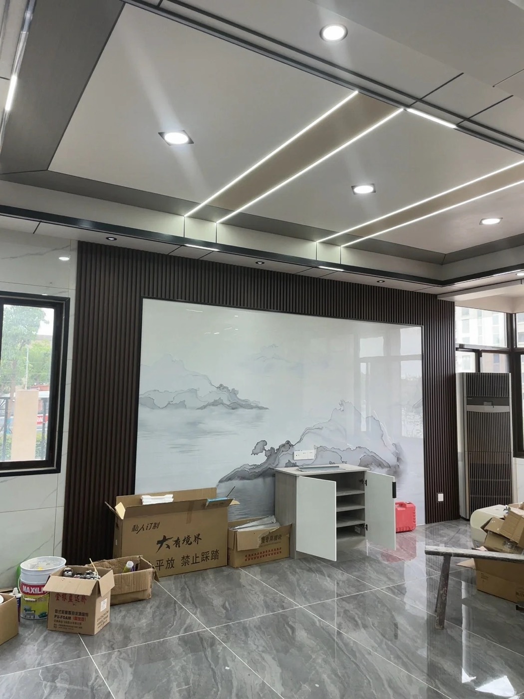 Marble effect wall panel design 2