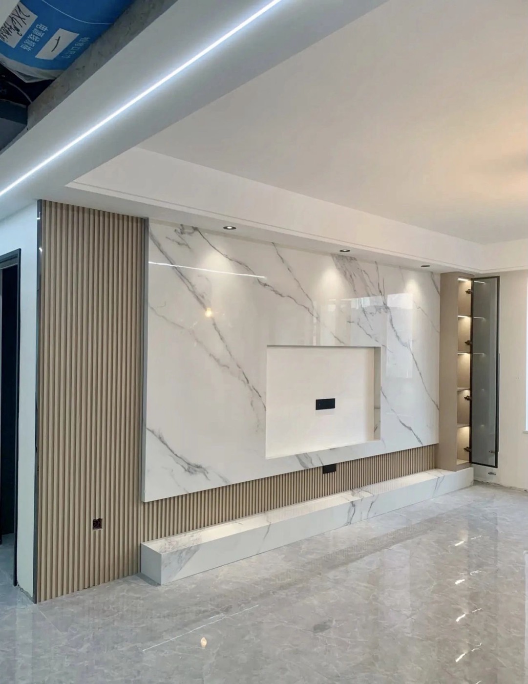 Marble effect wall panel design 16