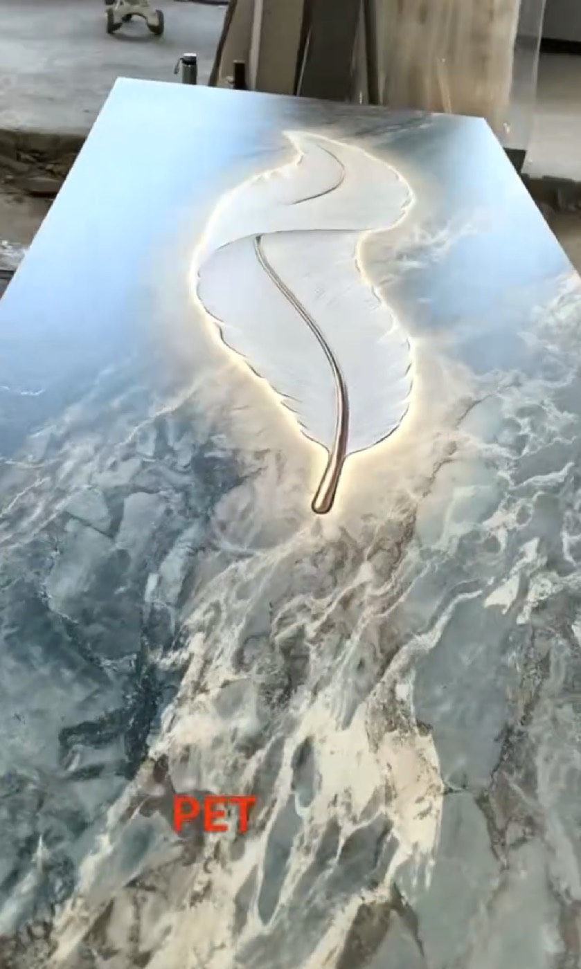 Marble effect wall panel design 37