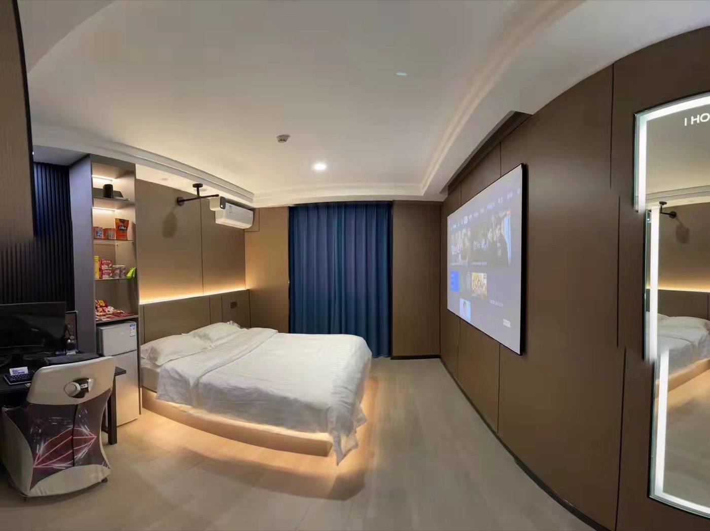Wood grain wall panel design 4