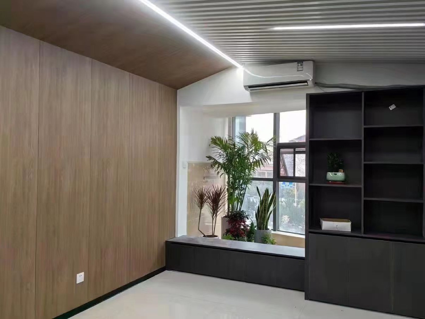 Wood grain wall panel design 9
