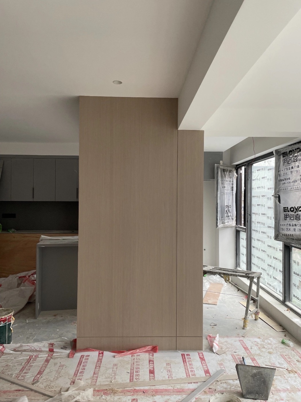 Wood grain wall panel design 41